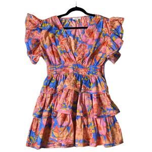 Olivaceous Ruffle Dress
